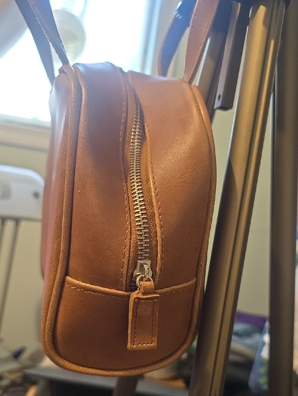 Small Tan Mini Tote - Picture 2 of 5